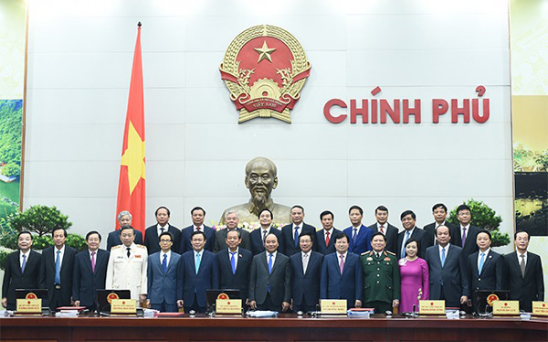 Bộ máy Chính phủ thời Thủ tướng Nguyễn Xuân Phúc.