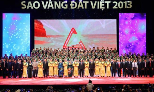 200 thương hiệu nhận giải Sao Vàng Đất Việt