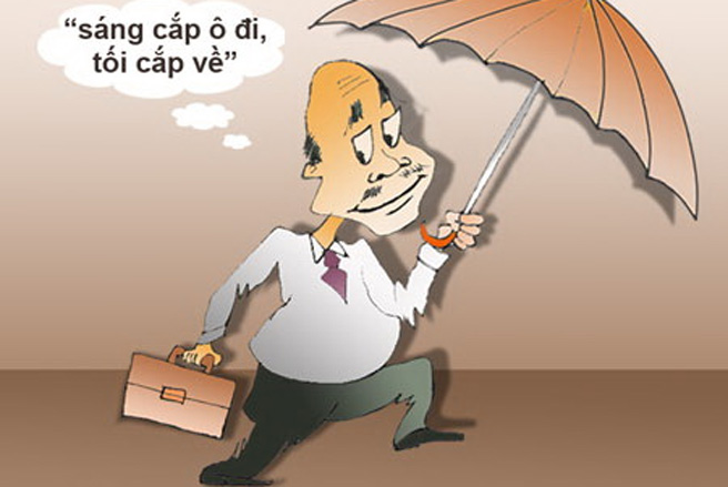 Chủ nhiệm Ủy ban Pháp luật Phan Trung Lý nói đoàn giám sát cũng muốn tìm câu trả lời xem có đúng “1/3 công chức 
sáng cắp ô đi, tối cắp ô về” hay không. Nhưng các địa phương đều bảo 
chưa có tiêu chuẩn chung của Chính phủ nên rất khó xác định được chính 
xác bao nhiêu phần trăm không đáp ứng được yêu cầu công việc - Minh họa: Ngọc Diệp.<br>