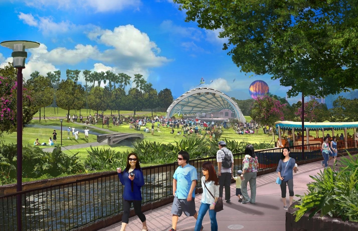 Một góc phối cảnh dự án công viên Kim Quy.