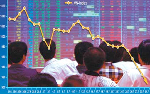 Những con số sống động minh chứng cho một năm 2008 đầy sóng gió trên thị trường chứng khoán Việt Nam, là hàng trăm ngàn tỷ đồng giá trị tài sản đã bốc hơi. 