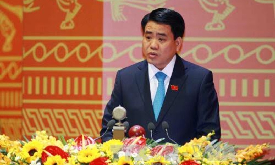 Chủ tịch Hà Nội Nguyễn Đức Chung tại Đại hội 12.