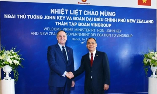 Thủ tướng New Zealand thăm Vingroup