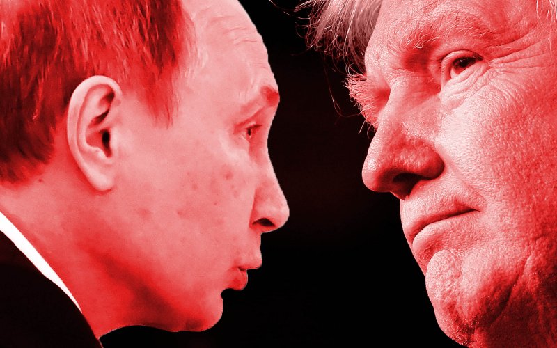 Tổng thống Mỹ đắc cử Donald Trump (bên phải) và Tổng thống Nga Vladimir Putin - Ảnh: The Daily Beast.<br>