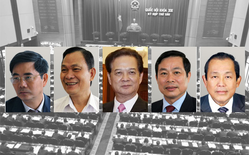 Thủ tướng và 4 vị bộ trưởng sẽ trả lời chất vấn trực tiếp tại kỳ họp Quốc hội này. 