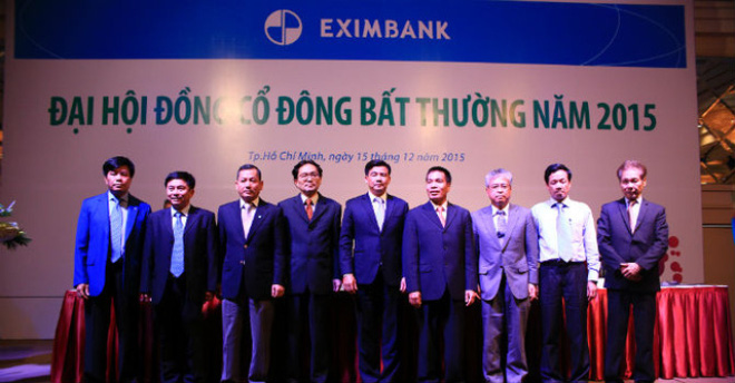 Hội đồng Quản trị Eximbank nhiệm kỳ 2015 - 2020.