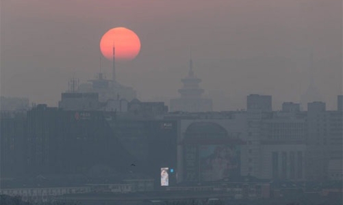 Thủ đô Trung Quốc lại báo động đỏ bị vì ô nhiễm nặng