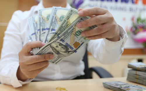 Với thị trường trong nước, để một lúc huy động được lượng lớn ngoại tệ, 
đặc biệt là trung dài hạn, doanh nghiệp hoặc ngân hàng thương mại gặp 
rất nhiều khó khăn, rất khó thành công - Ảnh: Quang Phúc.<br>