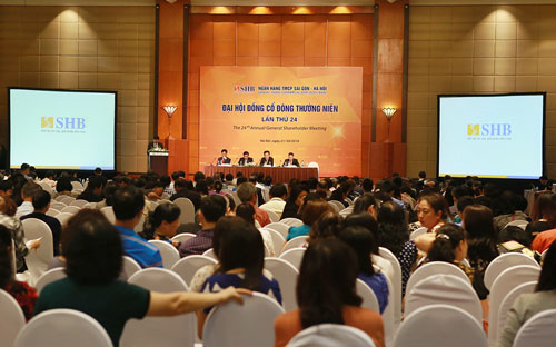 Năm 2016, nguồn vốn chủ sở hữu của SHB dự kiến sẽ tăng lên 12.980 tỷ 
đồng (tăng 15,3%), vốn điều lệ là 11.197 tỷ đồng (tăng 18%); tỷ lệ an 
toàn vốn (CAR) theo đó sẽ cao hơn năm 2015.