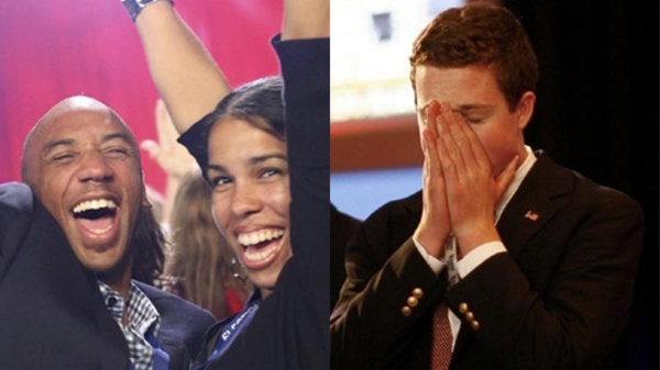 Người Mỹ khóc, cười hậu bầu cử