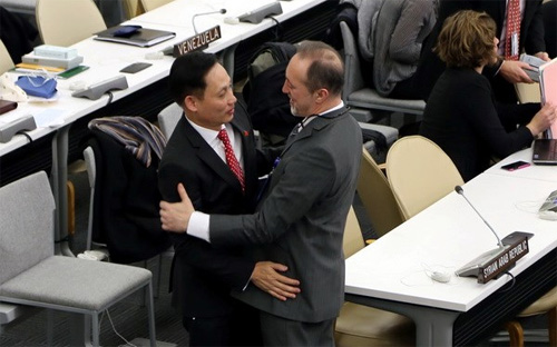 Các nước chúc mừng Việt Nam trúng cử với số phiếu bầu cao nhất - Ảnh: Vietnam+.<br>