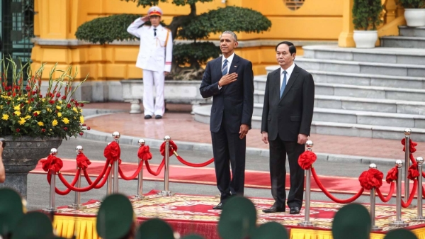 Tổng thống Mỹ gặp “tứ trụ” lãnh đạo Việt Nam