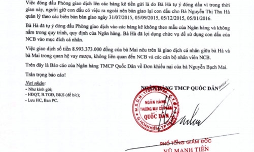 Khách tố “bốc hơi” gần 9 tỷ, ngân hàng nói không liên quan