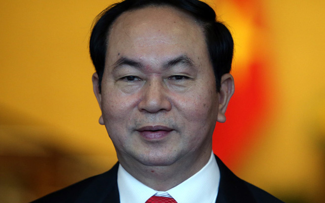 Tân Chủ tịch nước, ông Trần Đại Quang - Ảnh: Như Phúc.<br>