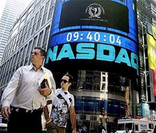 Từ đầu năm đến giờ, màu xanh là màu hiếm nhìn thấy trên các bảng giá chứng khoán Mỹ.