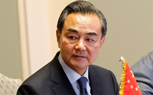 Ngoại trưởng Trung Quốc Vương Nghị.<br>