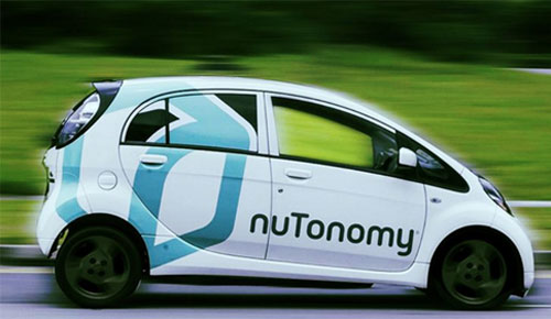 Taxi tự lái của NuTonomy - Ảnh: CNN.<br>