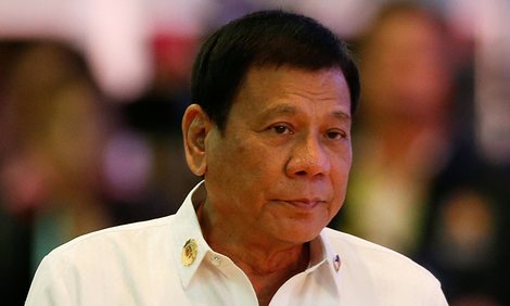 Tổng thống Philippines Rodrigo Duterte.<br>