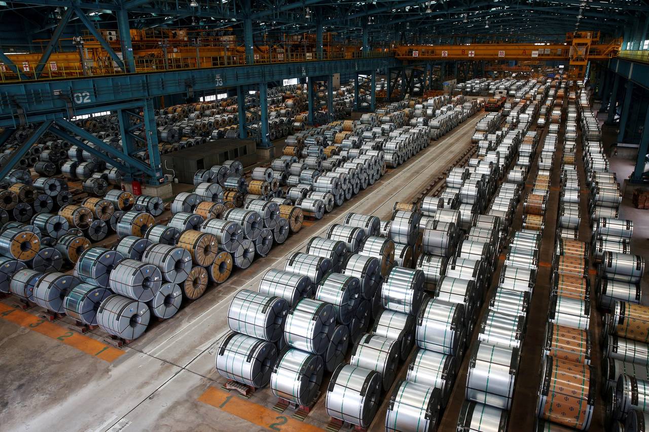 Do sức ép từ các nhà sản xuất thép Mỹ, trong năm qua, Bộ Thương mại nước
 này đã áp thuế nhập khẩu lên tới 266% đối với ít nhất 4 loại thép nhập 
từ Trung Quốc - Ảnh: Reuters/WSJ.<br>