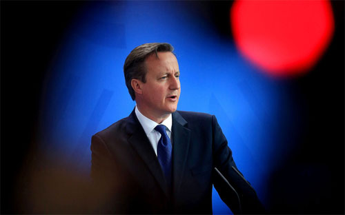 Thủ tướng Anh David Cameron - Ảnh: Bloomberg.<br>
