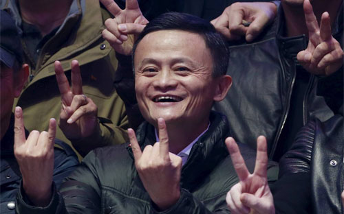 Nhà sáng lập Alibaba Jack Ma tại Bắc Kinh hôm 11/11 - Ảnh: Reuters/WSJ.<br>