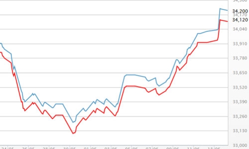 Vàng SJC đắt nhất 6 tuần, USD tiếp tục giảm