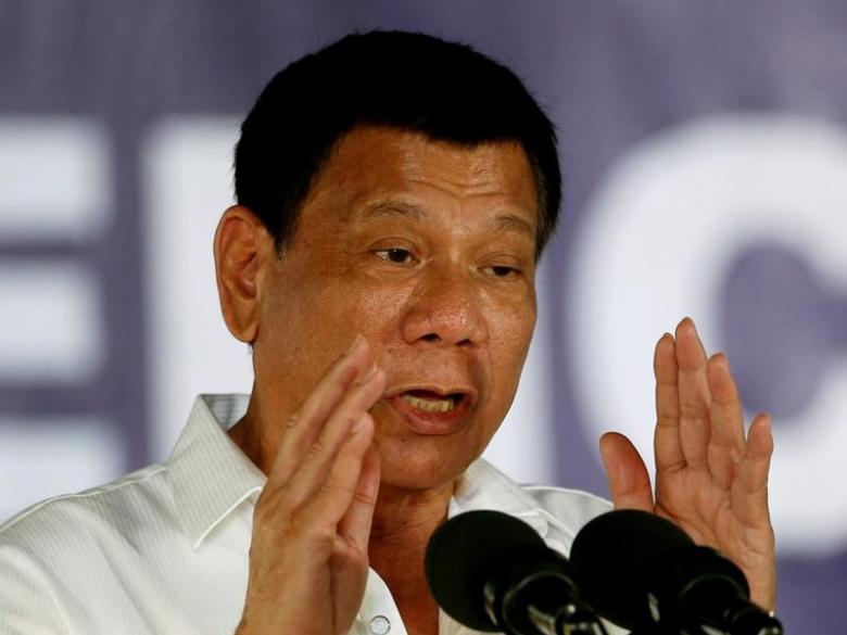 Tổng thống Philippines Rodrigo Duterte - Ảnh: Reuters.
