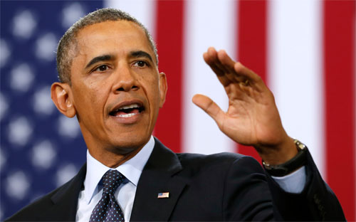 Tổng thống Mỹ Barack Obama.<br>
