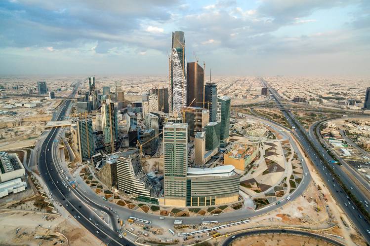 Quận tài chính King Abdullah ở thủ đô Riyadh của Saudi Arabia - Ảnh: WSJ.<br>
