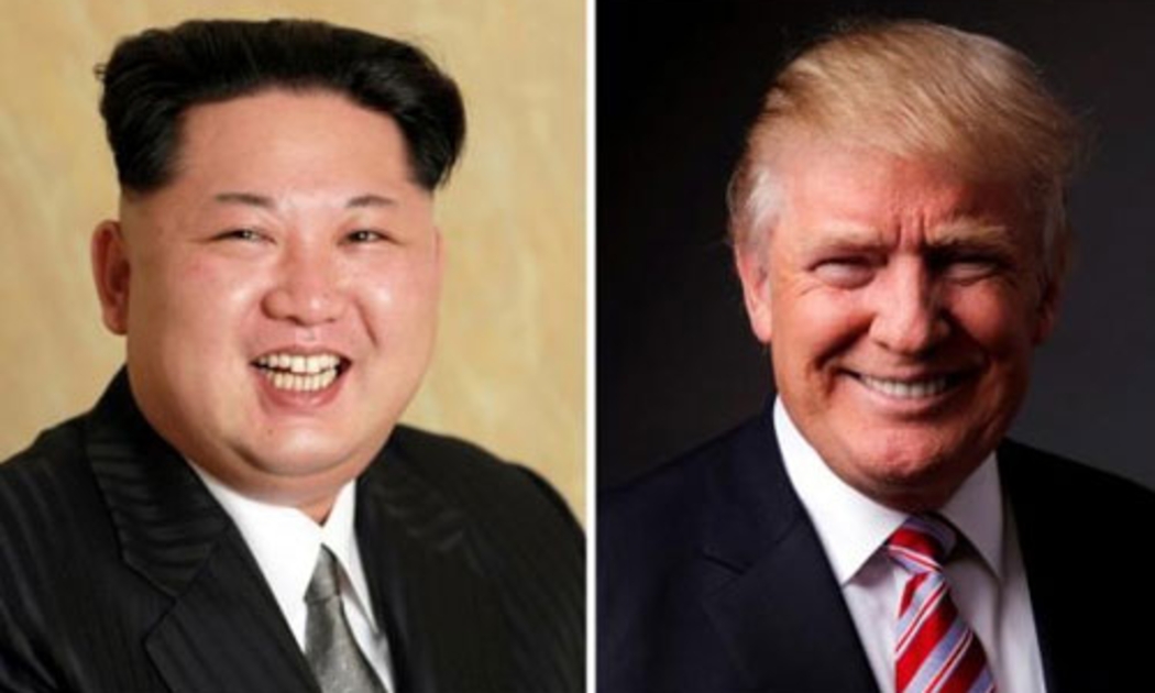 Nhà lãnh đạo Triều Tiên Kim Jong Un (trái) và ứng cử viên tổng thống Mỹ Donald Trump - Ảnh: Reuters.