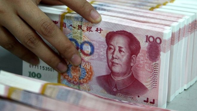 Hệ số dư nợ tín dụng so với tổng sản phẩm quốc nội 
(GDP) của Trung Quốc đã lên mức 30,1 lần trong quý 1 năm nay - Ảnh: Getty/BBC.<br>