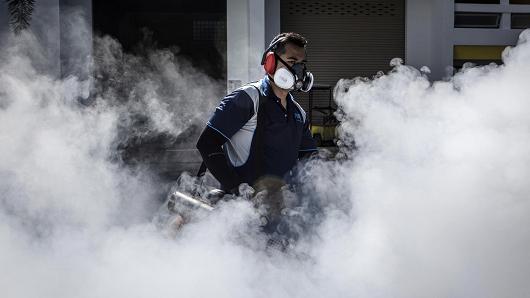 Việc tiêu diệt muỗi Aedes vẫn được coi là giải pháp chính để ngăn chặn sự lan rộng của Zika tại Singapore - Ảnh: Getty/CNBC.<br>