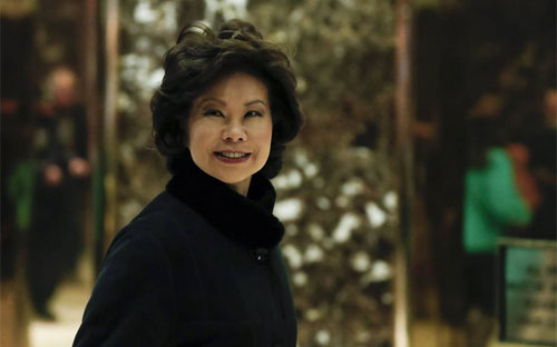 Bà Elaine Chao - Ảnh: AP/WSJ.<br>