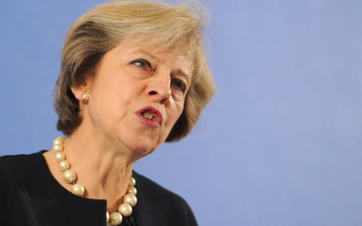 Thủ tướng Anh Theresa May - Ảnh: Telegraph.<br>