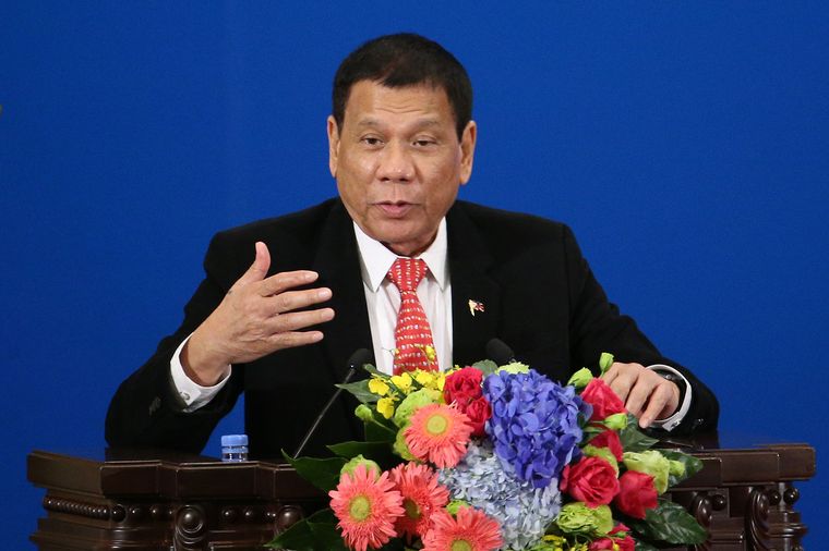 Tổng thống Philippines Rodrigo Duterte - Ảnh: Getty/Bloomberg.<br>