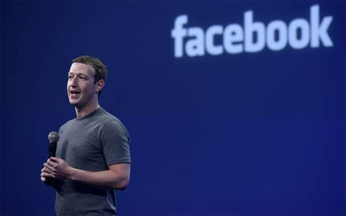 Mark Zuckerberg phát biểu tại Đại học Tsinghua ở Bắc Kinh hôm 25/10 - Ảnh: Bloomberg/WSJ.<br>