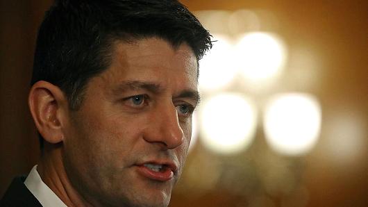 Chủ tịch Hạ viện Mỹ Paul Ryan - Ảnh: Getty/CNBC.<br>