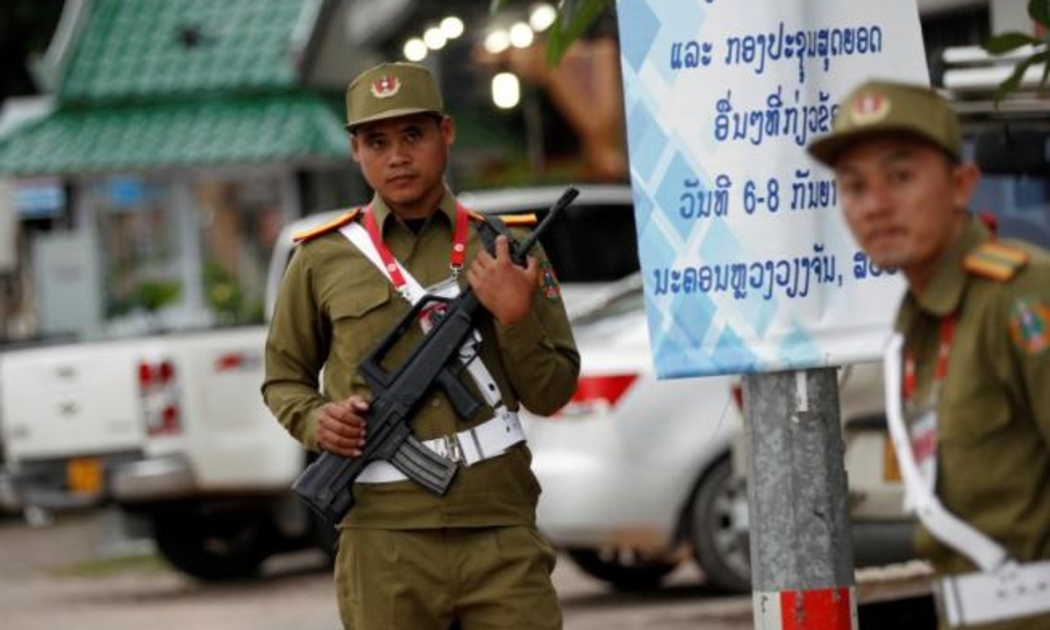 Thủ đô Vientiane của Lào tăng cường an ninh trước thềm hội nghị thượng đỉnh ASEAN, ngày 5/9 - Ảnh: Reuters.<br>