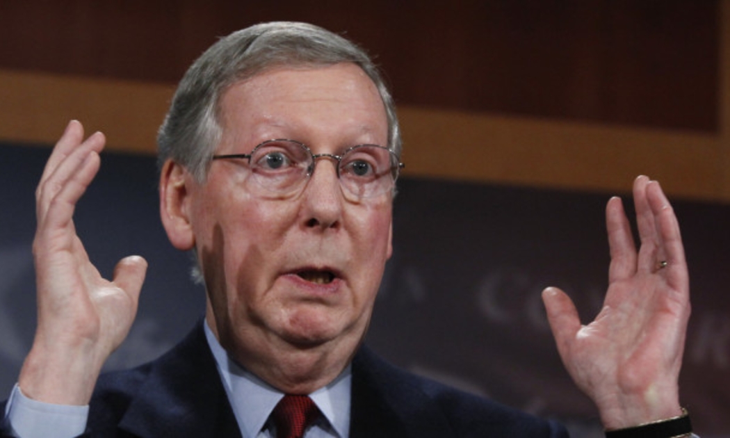 Ông Mitch McConnell, thủ lĩnh phe đa số tại Thượng viện Mỹ.<br>