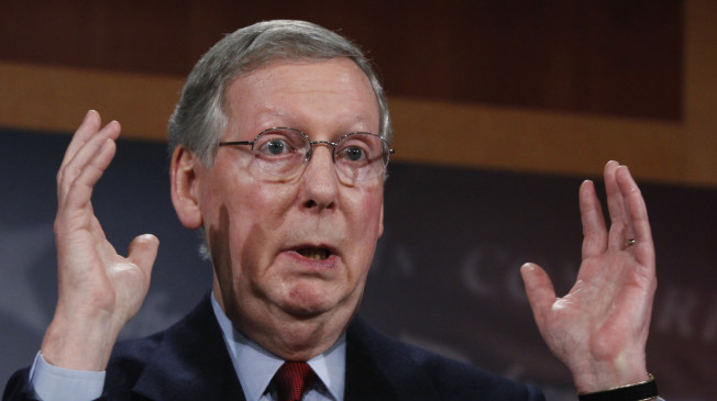 Ông Mitch McConnell, thủ lĩnh phe đa số tại Thượng viện Mỹ.<br>