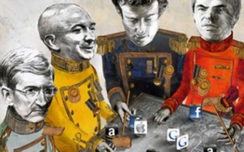 Trong mấy năm qua, “tứ đại gia” của làng công nghệ, bao gồm Apple, Amazon.com, Google và Facebook đã liên tục lấn sân nhau.