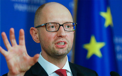 Thủ tướng Ukraine Arseniy Yatsenyuk - Ảnh: Telegraph/EPA.<br>