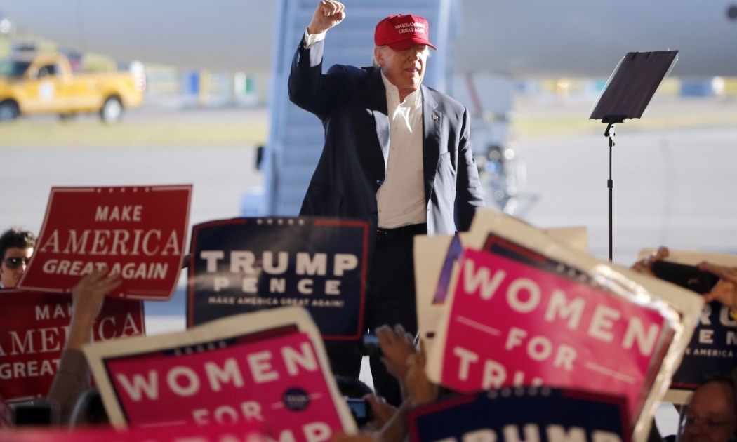 Donald Trump vận động tranh cử Tổng thống ở Minnesota ngày 6/11 - Ảnh: AP/WSJ.