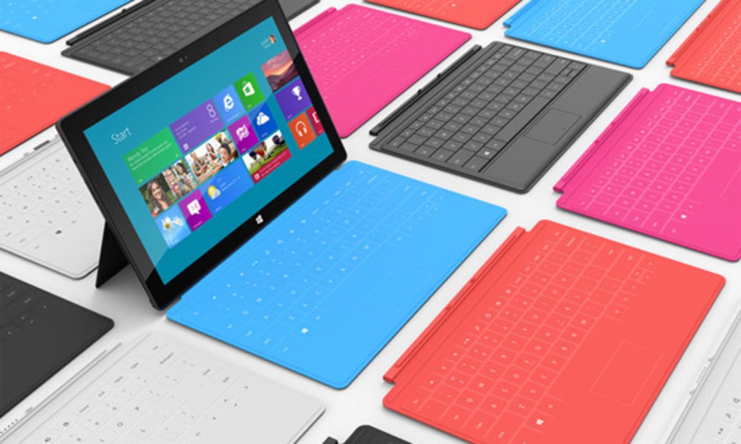 Máy tính bảng Surface đã mang lại một luồng gió mới cho Microsoft trong năm 2012.