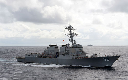 Tàu khu trục USS Lassen của Mỹ.<br>