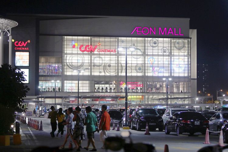 Trung tâm thương mại Aeon ở Hà Nội - Ảnh: Bloomberg.<br>