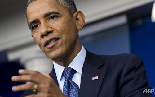 Nhà Trắng cho biết, ông Barack Obama sẽ cân nhắc ký một thỏa thuận ngắn 
hạn về vấn đề nâng trần nợ công, tùy thuộc vào các chi tiết mà những 
nghị sĩ Cộng hòa đề xuất - Ảnh: AFP.<br>