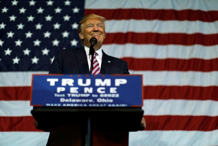 Ứng cử viên Tổng thống Mỹ Donald Trump - Ảnh: Reuters.<br>