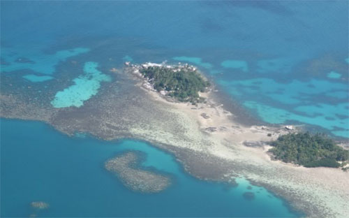 Một phần quần đảo Natuna của Indonesia trên biển Đông.<br>