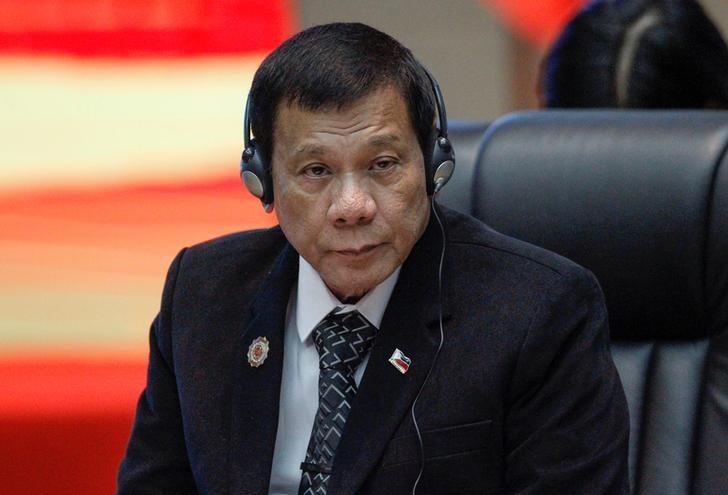 Tổng thống Philippines Rodrigo Duterte - Ảnh: Reuters.<br>